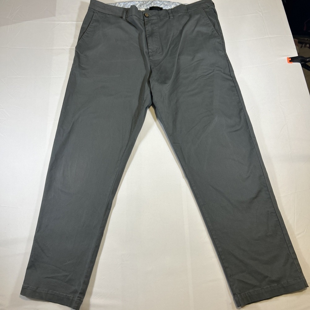 Magaschoni Men‎ Performance Chino Pants Size 36x30 Gray